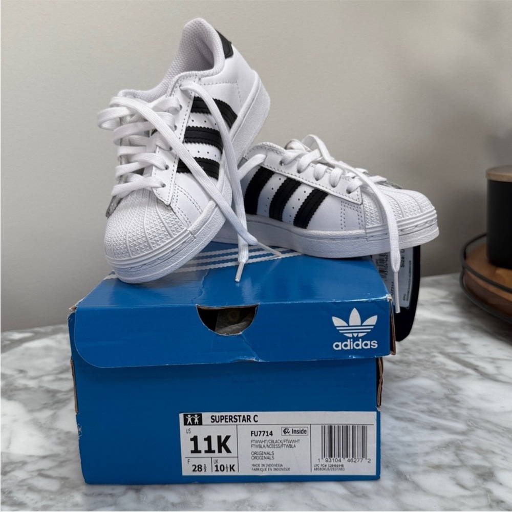 Adidas Kids Sneakers - White and Black